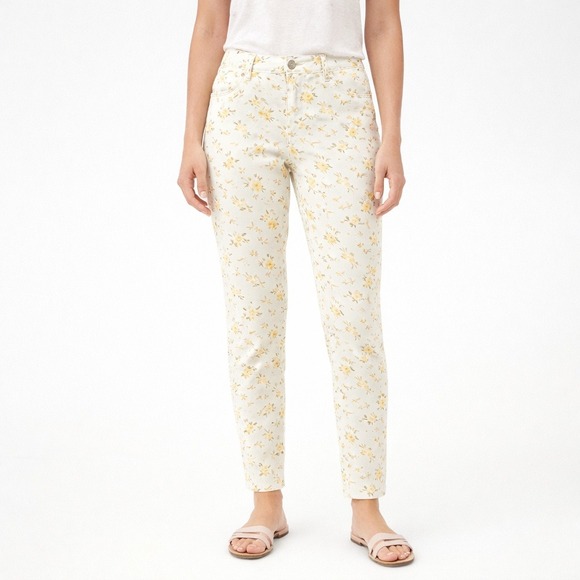 Judy Blue Denim - Judy Blue Jeans Women's 5/27 Floral Print High Rise Skinny Fit JB8809 Stretch